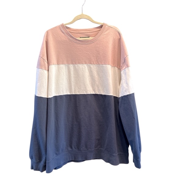 Original Use Men’s Colorblock Cotton French Terry Sweatshirt 3XL Tall - Picture 1 of 14